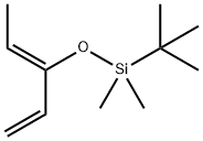 (Z)-tert-Butyldimethyl(penta-1,3-dien-3-yloxy)silane Structure