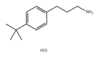 3-(4-tert-butylphenyl)propan-1-amine hydrochloride 구조식 이미지