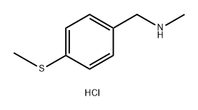 Benzenemethanamine, N-methyl-4-(methylthio)-, hydrochloride (1:1) Structure