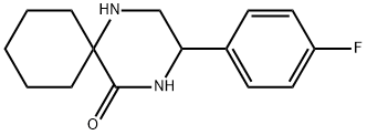 3-(4-Fluorophenyl)-1,4-diazaspiro[5.5]undecan-5-one Structure