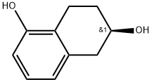 (R)-5,6,7,8-Tetrahydro-1,6-naphthalenediol Structure