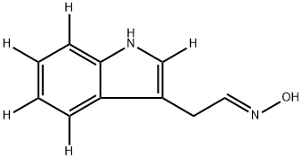 Indole-2,4,5,6,7-d5-3-acetaldoxime Structure