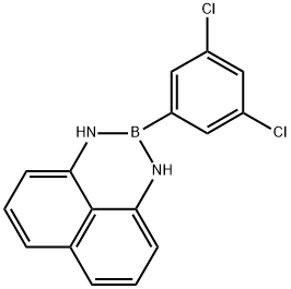 2-(3-3,5-DICHLOROPHENYL)-2,3-DIHYDRO-1H-NAPHTHO[1,8-DE][1,3,2]DIAZABORININE 구조식 이미지