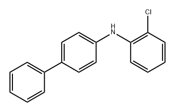 N-(2-Chlorophenyl)[1,1′-biphenyl]-4-amine Structure