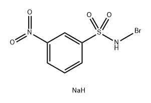 Benzenesulfonamide, N-bromo-3-nitro-, sodium salt (1:1) Structure