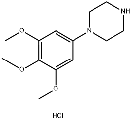 1-(3,4,5-Trimethoxyphenyl)piperazine hydrochloride Structure