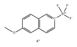 potassium 6-methoxy-2-naphthalenetrifluoroborate 구조식 이미지