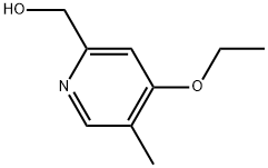 4-Ethoxy-5-methyl-2-pyridinemethanol Structure