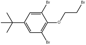 1,3-Dibromo-2-(2-bromoethoxy)-5-(1,1-dimethylethyl)benzene Structure