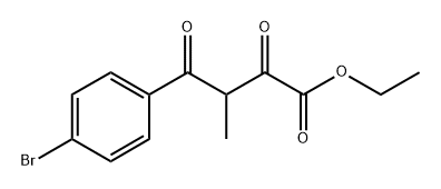 Benzenebutanoic acid, 4- broMo-β-Methyl-α,γ- dioxo-, ethyl ester 구조식 이미지
