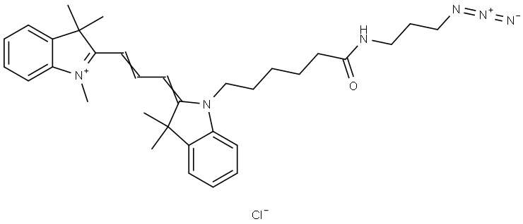 Cyanine3 azide Structure