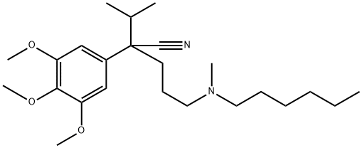 Nexopamil (racemate) Structure