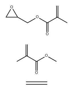 2-Methyl-2-propenoic acid methyl ester polymer with ethene and oxiranylmethyl 2- methyl-2-propenoate, graft Structure