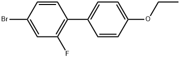 4-Bromo-4'-ethoxy-2-fluoro-1,1'-biphenyl Structure