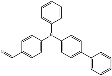 Benzaldehyde, 4-([1,1'-biphenyl]-4-ylphenylamino)- Structure