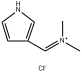 1H-Pyrrole-3-methanaminium, N,N-dimethyl-, chloride (1:1) Structure