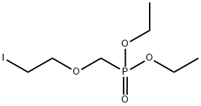 Diethyl ((2-iodoethoxy)methyl)phosphonate Structure