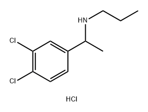 1-(3,4-dichlorophenyl)ethyl](propyl)amine hydrochloride Structure