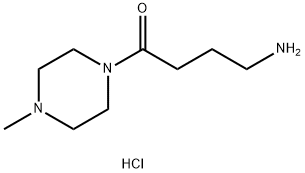 4-Amino-1-(4-methylpiperazin-1-yl)butan-1-one dihydrochloride Structure