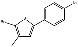 2-Bromo-5-(4-bromophenyl)-3-methylthiophene Structure