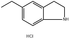 1H-Indole, 5-ethyl-2,3-dihydro-, hydrochloride (1:1) 구조식 이미지