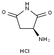 2,5-Pyrrolidinedione, 3-amino-, monohydrochloride, (S)- (9CI) Structure