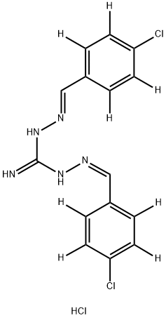 Robenidine-d8 HCl 구조식 이미지