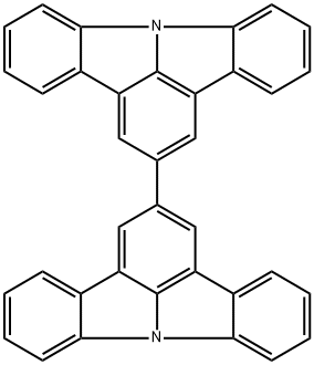 Indolo[3,2,1-jk]carbazole, 2-(4,4,5,5-tetramethyl-1,3,2-dioxaborolan-2-yl)- Structure