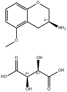 (S)-5-Methoxychroman-3-amine (2R,3R)-2,3-dihydroxysuccinate Structure