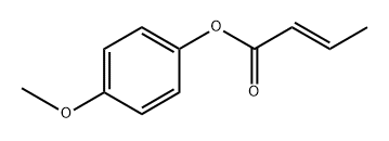 4-Methoxyphenyl (2E)-2-butenoate 구조식 이미지