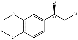 Benzenemethanol, α-(chloromethyl)-3,4-dimethoxy-, (R)- (9CI) Structure