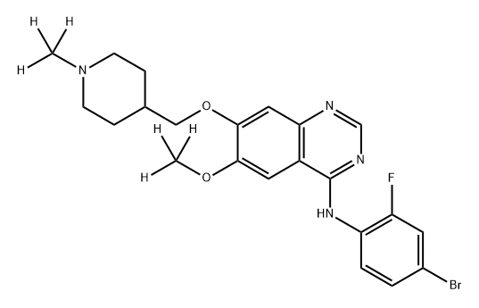 Vandetanib-d6 Structure