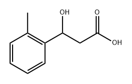 Benzenepropanoic acid, β-hydroxy-2-methyl- Structure