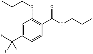 propyl 2-propoxy-4-(trifluoromethyl)benzoate Structure