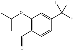2-Isopropoxy-4-(trifluoromethyl)benzaldehyde Structure