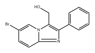 (6-bromo-2-phenylimidazo[1,2-a]pyridin-3-yl)methanol Structure