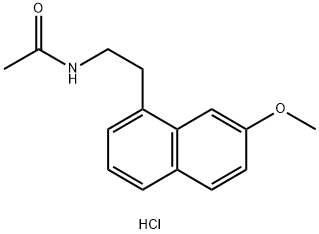 AgoMelatine (hydrochloride) Structure