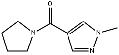 (1-Methyl-1H-pyrazol-4-yl)(pyrrolidin-1-yl)methanone 구조식 이미지