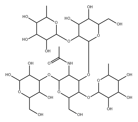 Lewis B pentasaccharide Structure