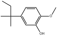 5-(1,1-Dimethylpropyl)-2-methoxyphenol Structure