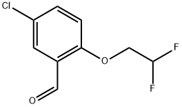 5-Chloro-2-(2,2-difluoroethoxy)benzaldehyde Structure