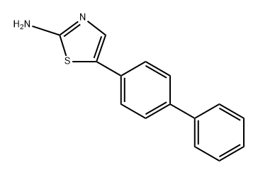 5-([1,1'-Biphenyl]-4-yl)thiazol-2-amine Structure