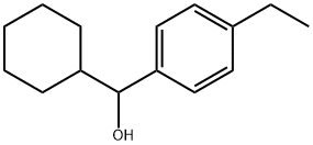 α-Cyclohexyl-4-ethylbenzenemethanol Structure