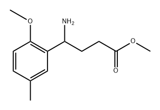 Methyl 4-amino-4-(2-methoxy-5-methylphenyl)butanoate Structure