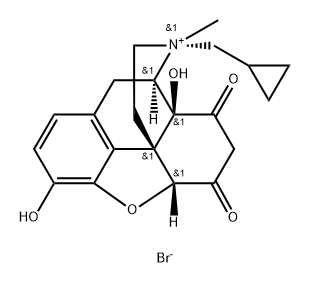 1178899-11-0 (3R,4R,4aS,12bS)-3-(cyclopropylmethyl)-4a,9-dihydroxy-3-methyl-5,7-dioxo-2,3,4,4a,5,6,7,7a-octahydro-1H-4,12-methanobenzofuro[3,2-e]isoquinolin-3-ium bromide