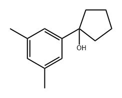 1-(3,5-dimethylphenyl)cyclopentanol Structure