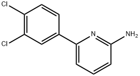 6-(3,4-Dichlorophenyl)-2-pyridinamine Structure