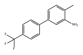 4-Methyl-4'-(trifluoromethyl)-[1,1'-biphenyl]-3-amine Structure