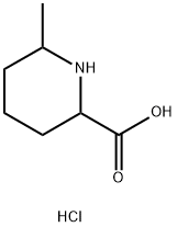 6-Methylpiperidine-2-carboxylic acid hydrochloride 구조식 이미지