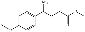 Benzenebutanoic acid, γ-amino-4-methoxy-, methyl ester Structure